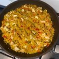 El cooksnap de Shana Quintero Brederoo cuando hizo Cuscús de pollo al curry.