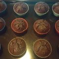 El cooksnap de Lidia Pardo cuando hizo Cupcakes de brownie crujientes y con chocolate fundido dentro.