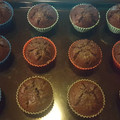 El cooksnap de Lidia Pardo cuando hizo Cupcakes de brownie crujientes y con chocolate fundido dentro.