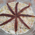 El cooksnap de MaryGlory cuando hizo Ensaladilla de langostinos y surimi.