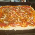 El cooksnap de Naiara Mccarthy cuando hizo Pizza de jamón y queso.