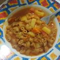 El cooksnap de Nico Colazo cuando hizo Guiso de fideos.