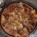 Abby's cooksnap of when they made Bread Pudding.