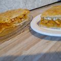 El cooksnap de Verónica cuando hizo Tarta de pollo y calabaza.