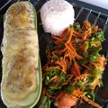 El cooksnap de Igsa Castillo cuando hizo Zapallo italiano relleno vegetariano.