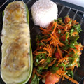 El cooksnap de Igsa Castillo cuando hizo Zapallo italiano relleno vegetariano.