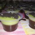 Cooksnap dari Anty Arvin untuk resep Puding coklat cantik fla matcha oreo ❤️