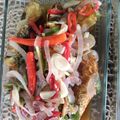 Cooksnap Dalina Yusoff semasa beliau membuat Ikan Kerisi Tumis Asam.