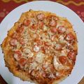 Cooksnap dari febrina_tita untuk resep Pizza sosis mozarella teflon