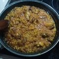 El cooksnap de Jluis tote cuando hizo Arroz con conejo.