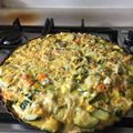 El cooksnap de Daniela Verdugo cuando hizo Quiche de zapallito italiano.