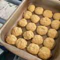 El cooksnap de Noel Pirri cuando hizo Galletitas de harina de maíz y naranja 🍊 sin tacc.