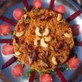 Renu Panchal का कुकस्नैप जब उन्होंने चुकंदर मटर गाजर राइस(Chukander matar gajar rice recipe in Hindi) बनाया था।