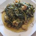 Cooksnap από tzoulitsa στη συνταγή Σταμναγκάθι με γαρίδες