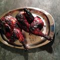 Carl's cooksnap of when they made Barbecued Chicken Halves.