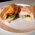 El cooksnap de Ignacio Moreno cuando hizo Pollo relleno de espinaca y mostaza con salsa reducción de ajo y miel.