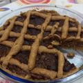 El cooksnap de Laura Lezcano cuando hizo Pastafrola de crema pastelera y dulce de higo.