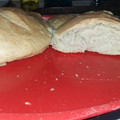 El cooksnap de Maru cuando hizo Pan casero con mucha miga suave por dentro y crocante por fuera.