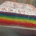 Cooksnap dari Webi zalita untuk resep Rainbow cake kukus putih telur