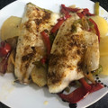 El cooksnap de Ester GP cuando hizo Lubina al horno.