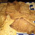 El cooksnap de Alejandra Gomez cuando hizo Crackers integrales con semillas.