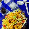 Amrata Prakash Kotwani का कुकस्नैप जब उन्होंने जीरो ऑयल इटैलियन पास्ता सलाद (zero oil italian pasta salad recipe in Hindi) बनाया था।