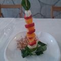 El cooksnap de Sonia Cerezo cuando hizo Brocheta de fruta fresca.