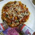 Hiral Hiral's cooksnap of when they made મેગી પિઝા.