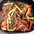kaylene33's cooksnap of when they made Steak or Chicken Fajita.