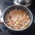 El cooksnap de Rodolfo Azofeifa cuando hizo Pollo con garbanzos y papa.