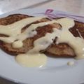 Molnár Mónika Cooksnap-ja, amikor elkészítette a(z) Banános, zabpelyhes palacsinta receptet.