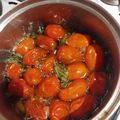 El cooksnap de Erica cuando hizo Tomates cherry confitados.