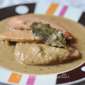 El cooksnap de Fernando Caballer Carbonell cuando hizo Lomo de cerdo a la  sidra con champiñones.