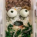 Mummybot 🤖's cooksnap of when they made Halloween Zombie Bento.