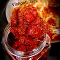 Vibhooti Jain का कुकस्नैप जब उन्होंने लाल मिर्चे का अचार (Lal mirche ka achar recipe in hindi) बनाया था।