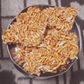 Bina Dhandha's cooksnap of when they made મમરા ની ચીકી.