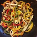 El cooksnap de Perla Susana M. González cuando hizo Fajitas de pollo.