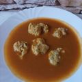 Ilona Somlyai Cooksnap-ja, amikor elkészítette a(z) Édesburgonya krémleves sajtgaluskával receptet.