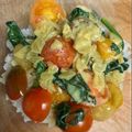 Cooksnap de ana pires quando cozinhou Caril de Grão e Legumes.