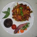 Nandita Mukherjee's cooksnap of when they made ডাঁটা দিয়ে পাঁচমিশালী সব্জী (data diye panchmishali sabji recipe in Bengali).