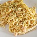 El cooksnap de Marisa Cuesta Moreno cuando hizo Espaguetis Alfredo.