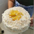 El cooksnap de Lore Medina cuando hizo Torta de cumple Chajá.