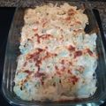 El cooksnap de silvia cuando hizo Coliflor con cebolla y salsa bechamel gratinada al horno #sorpresas.