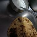Myra Gupta 's cooksnap of when they made Aloo ke parathe.