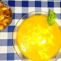 El cooksnap de Marisa Gomez cuando hizo Sopa crema de zapallo y zanahoria.