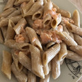 El cooksnap de Lorena cuando hizo Pasta integral con salmón y yogur.
