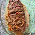 El cooksnap de monica cuando hizo Asado Alemán con salsa de carne.