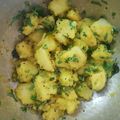 Hemaxi Patel's cooksnap of when they made બટાકા ની સૂકી ભાજી (Bataka Suki Bhaji Recipe In Gujarati).