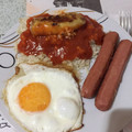 El cooksnap de Miquel cuando hizo Arroz a la cubana.