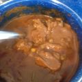 El cooksnap de Yazmin Luna cuando hizo Pollo en Pipian mexicano.